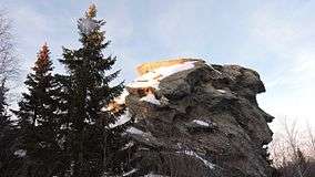 Old Stone Mountain, in the buffer zone of Visim Zapovednik