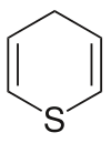 Skeletal formula of 4H-Thiopyran