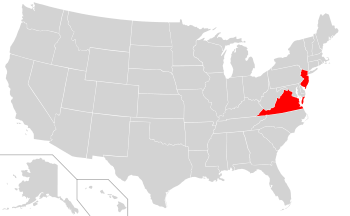 2009 Gubernatorial election results map