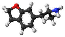 Ball-and-stick model of the 6-APDB molecule