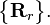 \big\{\mathbf{R}_{r}\big\}.