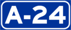 Autovía A-24 shield}}