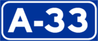 Autovía A-33 shield}}