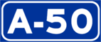 Autovía A-50 shield}}