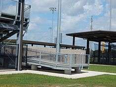 ADA Compliant ramp to grandstands