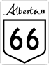 Alberta Highway 66 shield