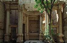 interior of a temple