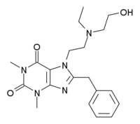 Skeletal formula of bamifylline