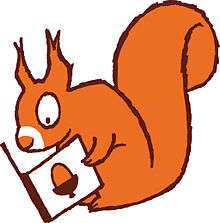 Children's publisher Barrington Stoke's squirrel logo