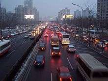 Beijing traffic jam