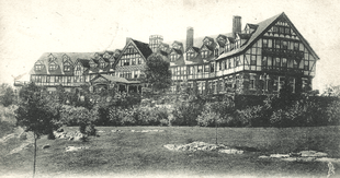 A large Tudor Revival resort