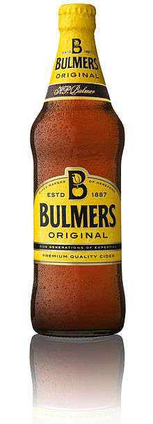 Bulmers Original Cider Bottle