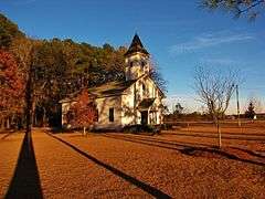 Photograph of a rural church