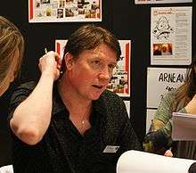 Charlie Christensen at the Gothemburg Book Fair in 2009