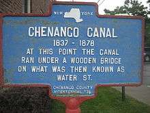 Chenango Canal # 3, Water Street, Sherburne, NY.