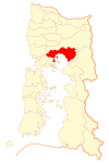 Location of the Puerto Montt commune in Los Lagos Region