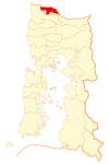 Location of the San Pablo commune in Los Lagos Region