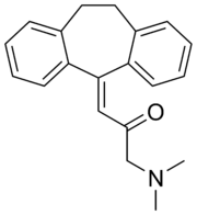 Skeletal formula of cotriptyline