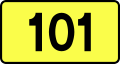 Voivodeship Road 101 shield}}