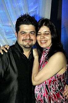 Dabboo Ratnani with wife Manisha Ratnani in 2010