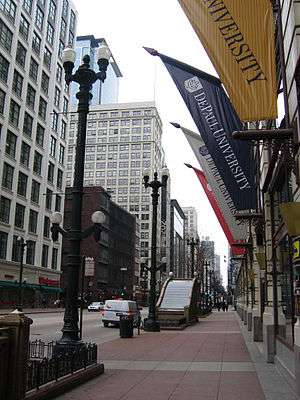 Picture of buildings and street in urban area.