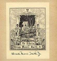 Bookplate by Dugald Stewart Walker