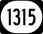 Kentucky Route 1315 marker