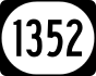 Kentucky Route 1352 marker