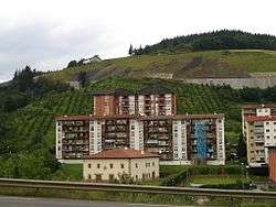 A residential area in Eskoriatza