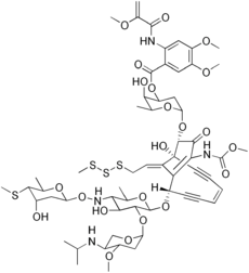 Structural formula of esperamicin A1