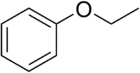 Skeletal formula of ethyl phenyl ether