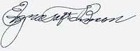 Signature of Ezra Taft Benson