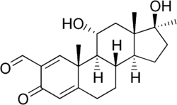 Skeletal formula of formebolone