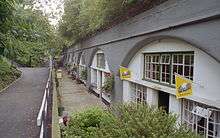 The casemates at Fort Luton taken in 1994