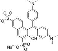 Skeletal formula of Green S