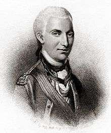 Black and white print shows a clean-shaven and short-haired man in a military uniform.