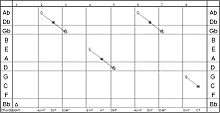 A SeeChord chart of "Have you met Miss Jones?".