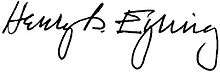 Signature of Henry B. Eyring