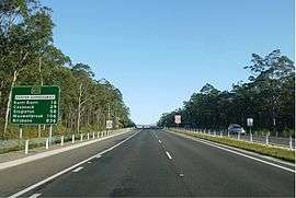 Hunter Expressway - Westbound after the Newcastle Interchange