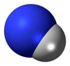 Space-filling model of the imidogen radical