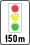 Italian traffic signs - semaforo a 150 metri.svg