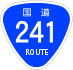 National Route 241 shield