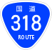 National Route 318 shield