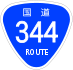 National Route 344 shield