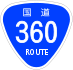 National Route 360 shield