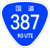 National Route 387 shield