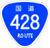 National Route 428 shield