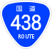 National Route 438 shield