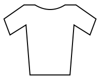 A white jersey, designating the winner of the young rider classification