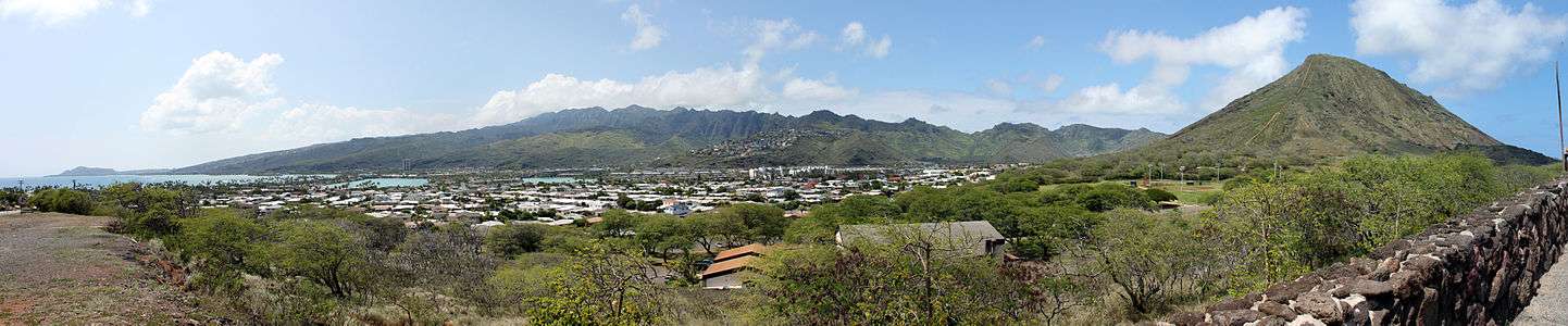 Panoramic view of the Koko Head